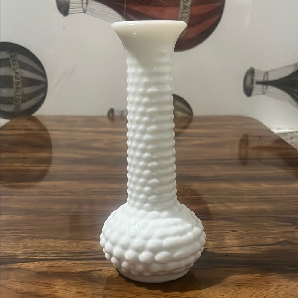 Elegant White Textured Vase